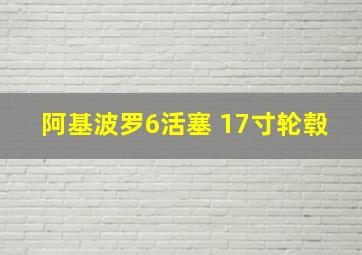 阿基波罗6活塞 17寸轮毂